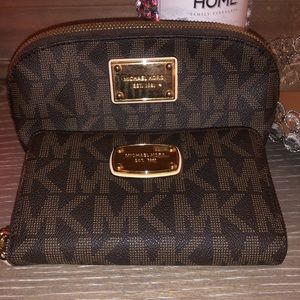Michael Kors mini bag and wallet